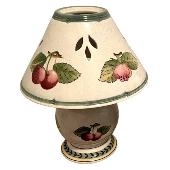 VILLEROY & BOCH French Garden FLEURENCE LAMP Candle Holder Tea Light with Votive